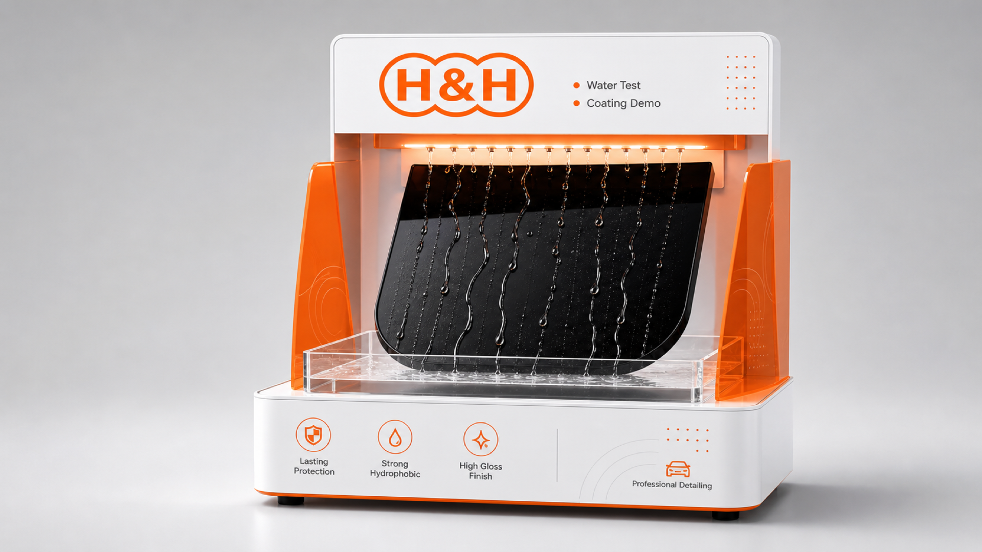 H&H product demonstration display